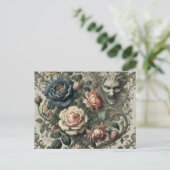 Snide Opmerkingen – Gotisch Victoriaans Feestdagenkaart (Staand voorkant)