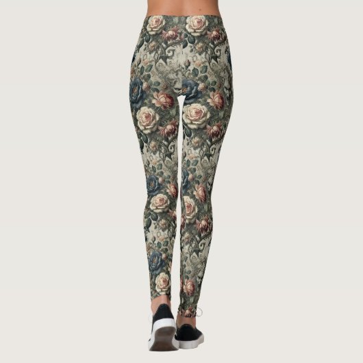 Snide Opmerkingen – Gotisch Victoriaans Leggings (Achterkant)