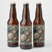 Snide Opmerkingen – Gotische Bloemen Grotesk Kusse Bier Etiket (Flessen)