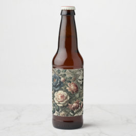 Snide Opmerkingen – Gotische Bloemen Grotesk Kusse Bier Etiket