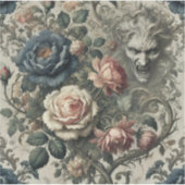 Snide Opmerkingen – Gotische Bloemen Grotesk Kusse Sticker (Voorkant)