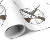 Snierenjacht op kruisstoelen cadeaupapier (Rol Hoek)