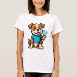 Sniff Happens - Funny Dog Cartoon T-shirt