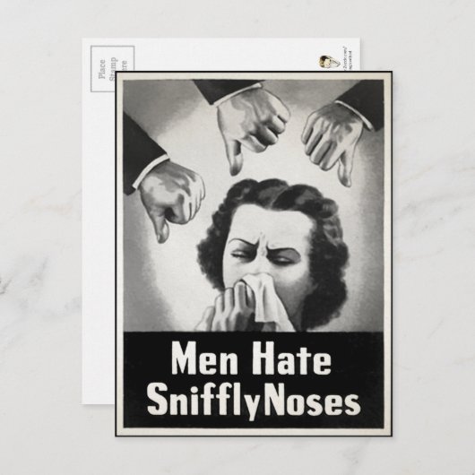 Sniffly Nose en Briefkaart (Voorkant / Achterkant)