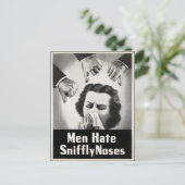 Sniffly Nose en Briefkaart (Staand voorkant)