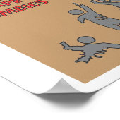 Snij de Stairs. Poster (Hoek)