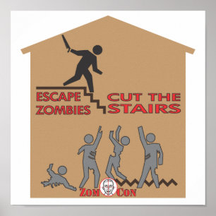 Snij de Stairs. Poster