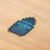 Snij Eid Mubarak Acryl Uitnodigingen (Laagn)