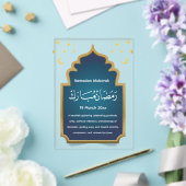 Snij Eid Mubarak Acryl Uitnodigingen (Insitu (Huwelijk))
