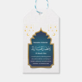 Snij Eid Mubarak Cadeaulabel (Voorkant)