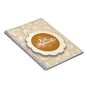Snij Eid Mubarak Notitieboek (Rechterzijde)