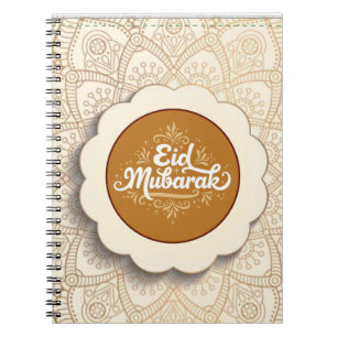 Snij Eid Mubarak Notitieboek