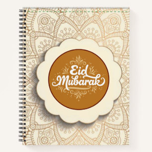 Snij Eid Mubarak Notitieboek