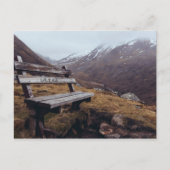 Snij je initialen in bankje | Romantisch Briefkaart (Voorkant)