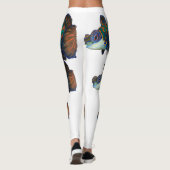 Snij Mandarine vis uitsnijden Leggings (Achterkant)