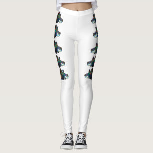Snij Mandarine vis uitsnijden Leggings