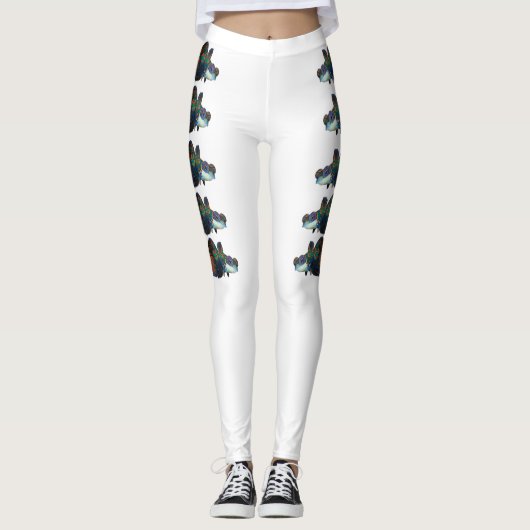 Snij Mandarine vis uitsnijden Leggings (Voorkant)