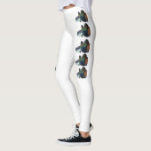 Snij Mandarine vis uitsnijden Leggings (Links)