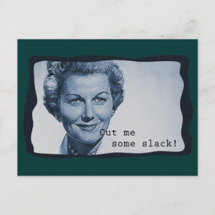 Snij me wat speling briefkaart