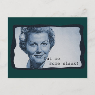 Snij me wat speling briefkaart