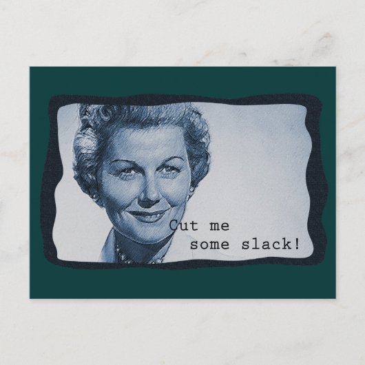 Snij me wat speling briefkaart (Voorkant)