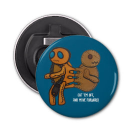 Snij ze af button flesopener