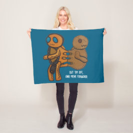Snij ze af fleece deken