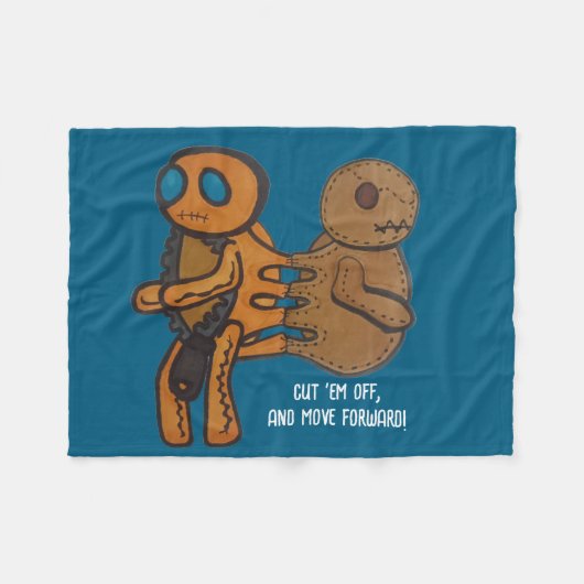 Snij ze af fleece deken (Voorkant (Horizontaal))