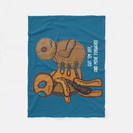 Snij ze af fleece deken (Voorkant)