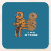 Snij ze af kartonnen onderzetters (Voorkant)