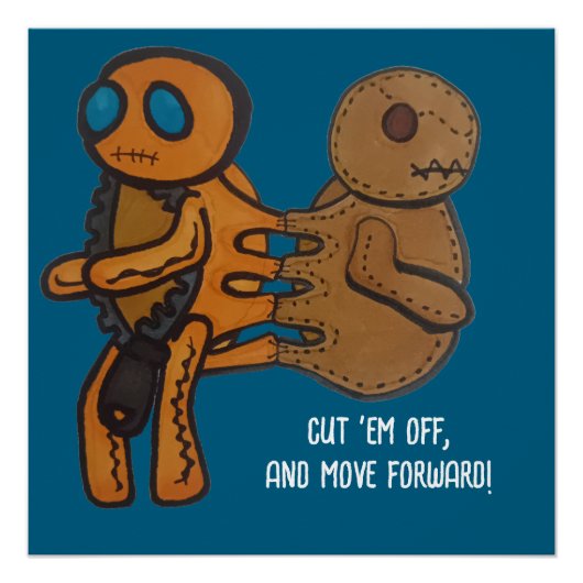 Snij ze af perfect poster (Voorkant)