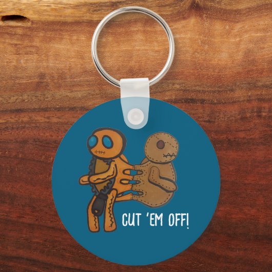 Snij ze af sleutelhanger (Voorkant)