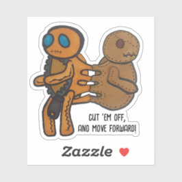 Snij ze af sticker