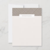 Snijbakkerij - Chocolade Notitiekaartje (Voorkant)