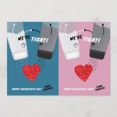 Snijbare zout & peper Valentijnsdag Kaart Set (Voorkant)