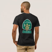 Snijbier aan de Stille kust bij Laguna Beach T-shirt (Achterkant volledig)