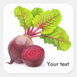 snijbiet vierkante sticker