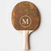 Snijblok Monogram Tafeltennisbatje (Achterkant)