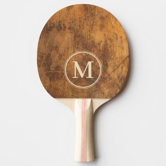 Snijblok Monogram Tafeltennisbatje (Voorkant)
