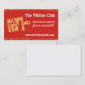 snijboardkookgerei chef-visitekaartjes visitekaartje (Voorkant / Achterkant)