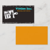 snijboardkookgerei chef-visitekaartjes visitekaartje (Voorkant / Achterkant)