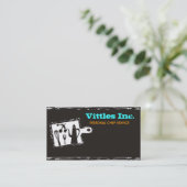 snijboardkookgerei chef-visitekaartjes visitekaartje (Staand voorkant)