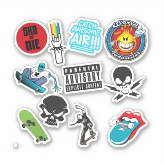 Snijboekknippen Sticker (Voorkant)