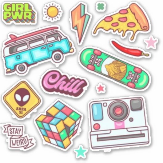 Snijboekknippen Sticker (Voorkant)