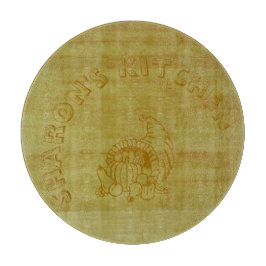 Snijbord - Bamboe met cornucopia Snijplank