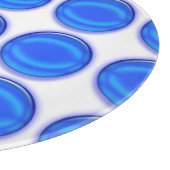 Snijbord - Blauwe stippen Snijplank (Hoek)