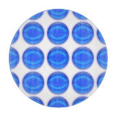 Snijbord - Blauwe stippen Snijplank (Voorkant)