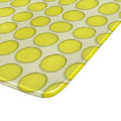 Snijbord - Gele Stippen Snijplank (Hoek)