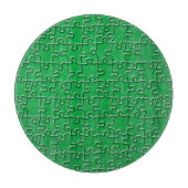 Snijbord - Groene Jigzaag Puzzle Snijplank (Voorkant)