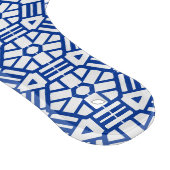 Snijbord - Hexagon en Bars (blauw) Snijplank (Hoek)